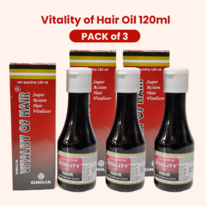 Vitality of Hair Oil 120ml (pack of 3)